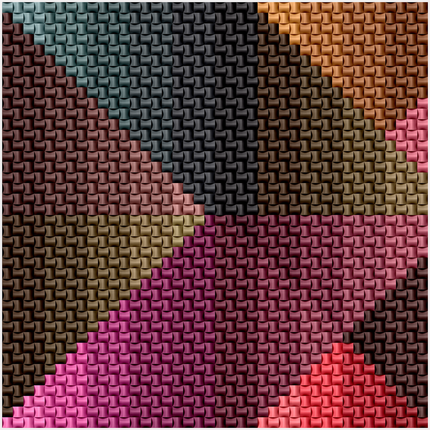 Diagonals X Diptych Fine Art Print (unframed)
