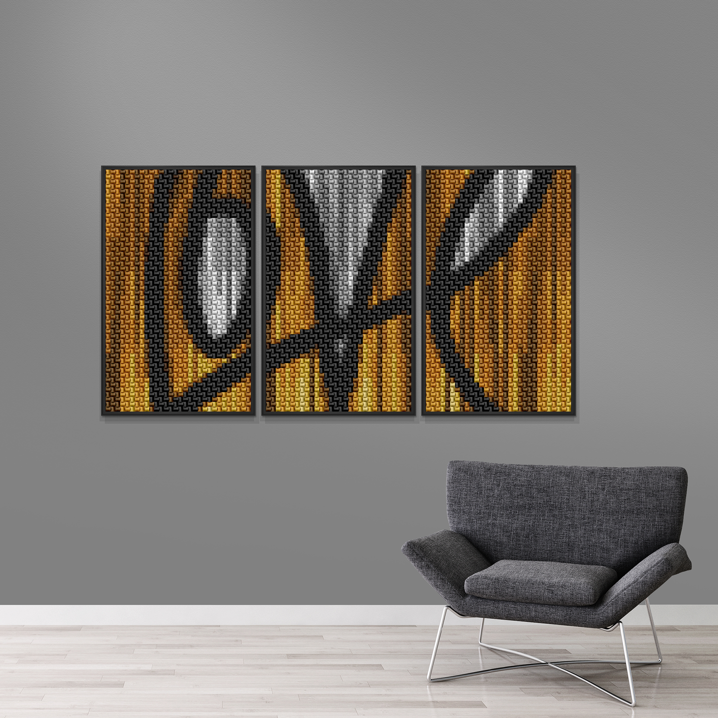 Love Stroke triptych (Set of 3) Fine Art Print (unframed)