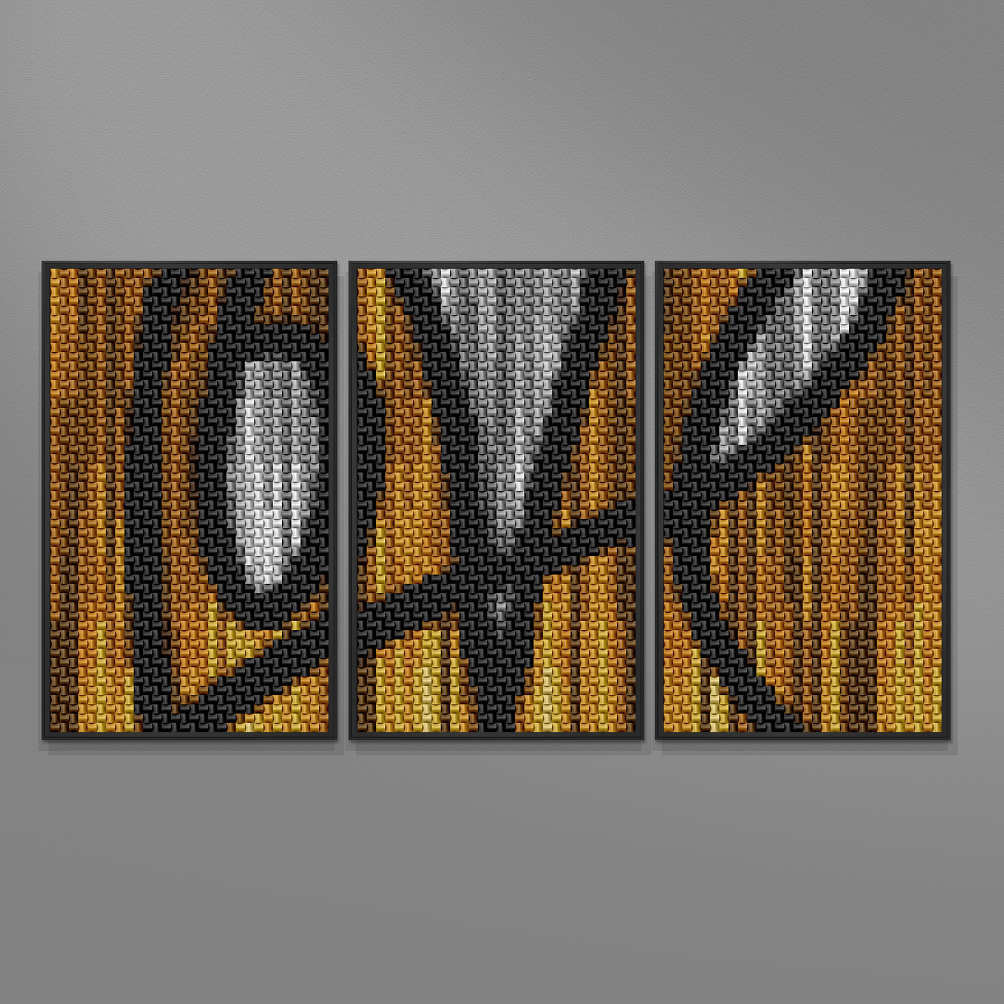 Love Stroke triptych (Set of 3) Fine Art Print (unframed)