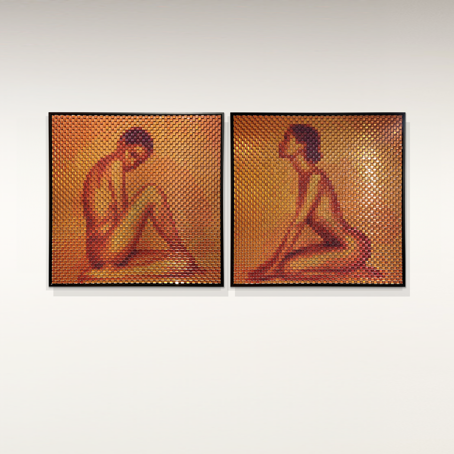Soul Symmetry Diptych (1 of 1) Handcrafted Artwork