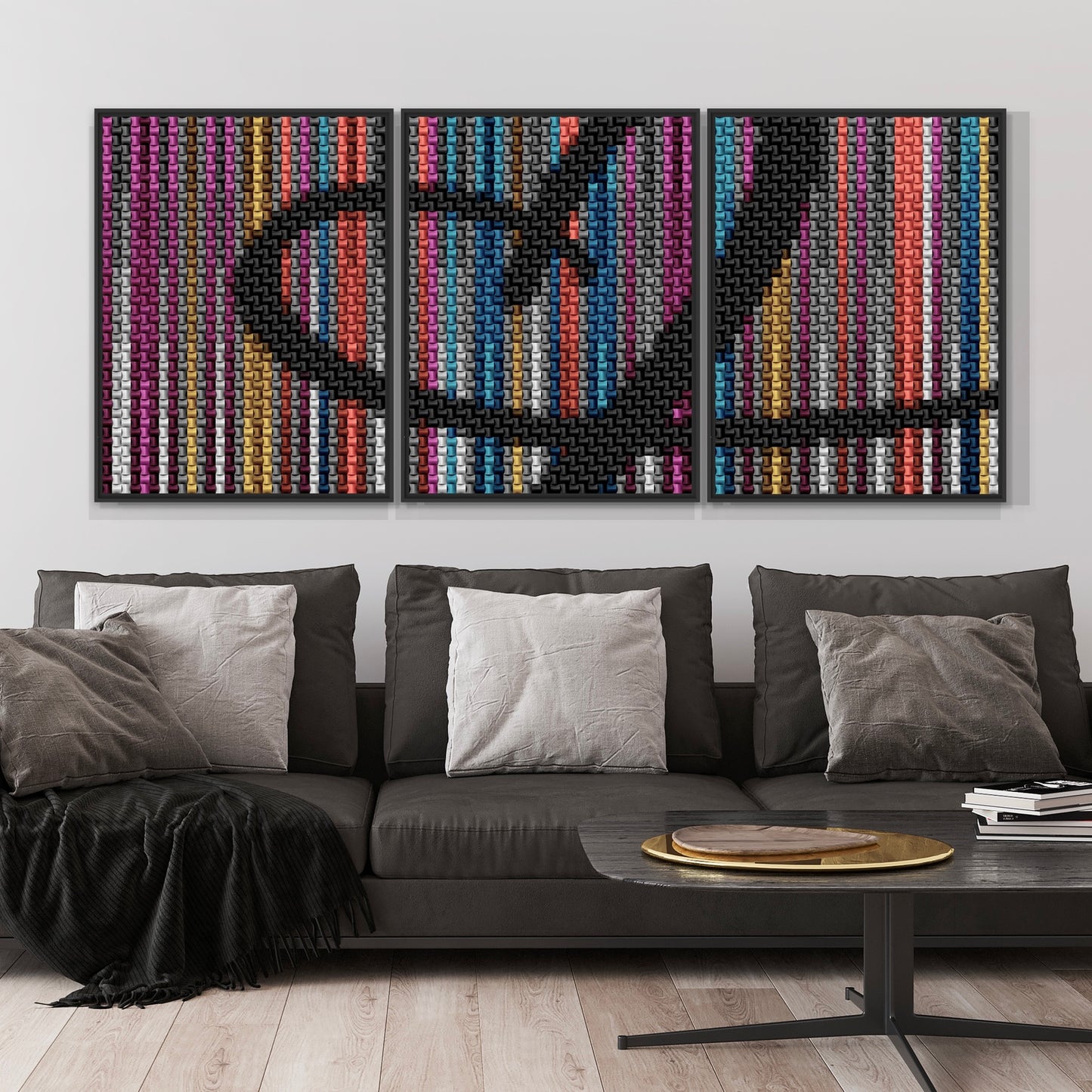 Love Fair triptych (Set of 3) Fine Art Print (unframed)