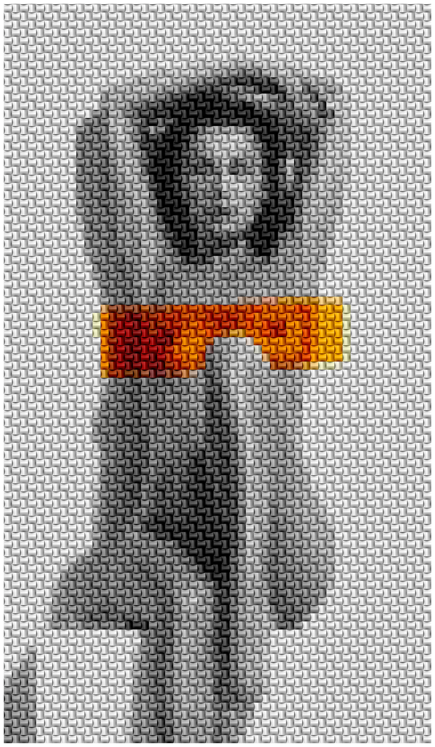 ReCensored Diptych - Bare Serenity & Glance Fine Art Print (unframed)