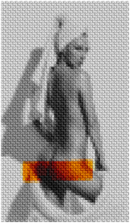 ReCensored Diptych - Bare Serenity & Glance Fine Art Print (unframed)